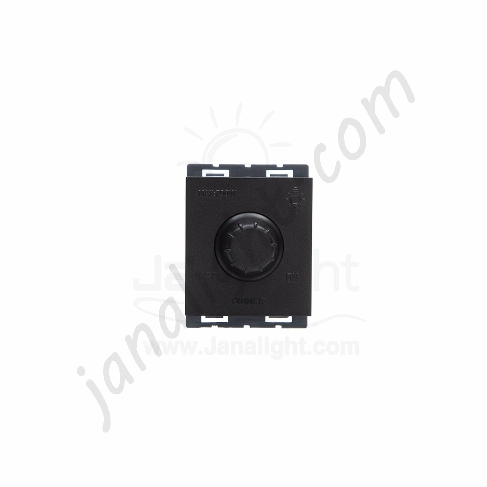 OSA دايمر انارة 700 وات اسود osa Socket Dimmers 700w For Lighting black